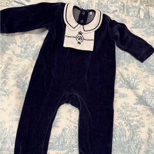 Classic Navy Kids Footie by [Brand]